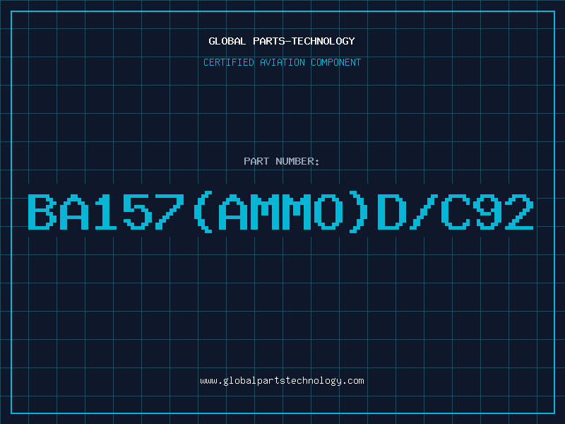 Aviation Part BA157(AMMO)D/C92