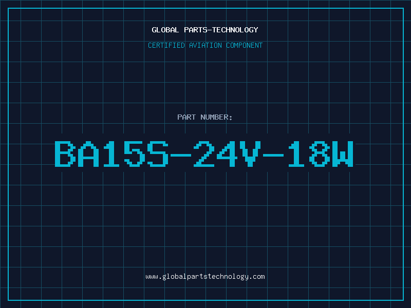 Aviation Part BA15S-24V-18W