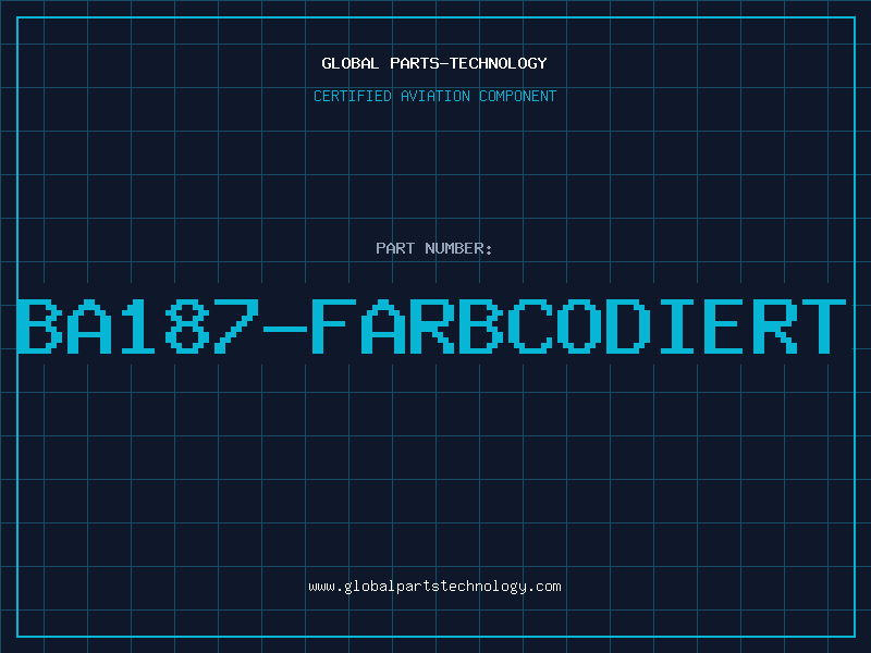 Aviation Part BA187-FARBCODIERT