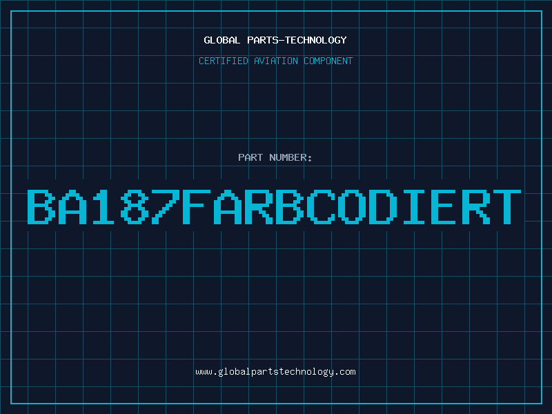 Aviation Part BA187FARBCODIERT