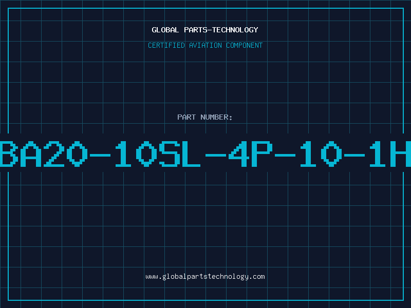 Aviation Part BA20-10SL-4P-10-1H