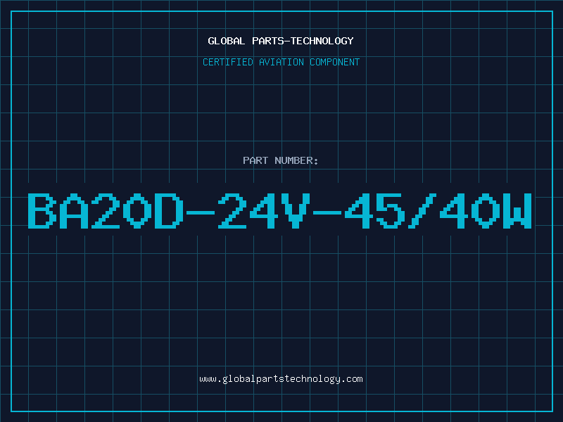 Aviation Part BA20D-24V-45/40W