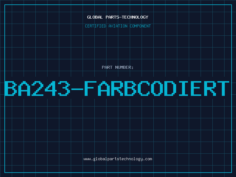 Aviation Part BA243-FARBCODIERT