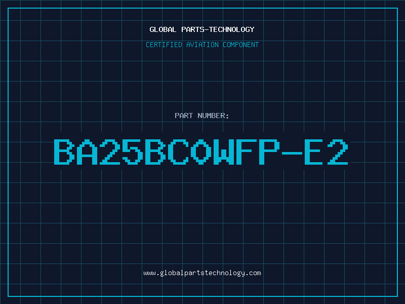 Aviation Part BA25BC0WFP-E2