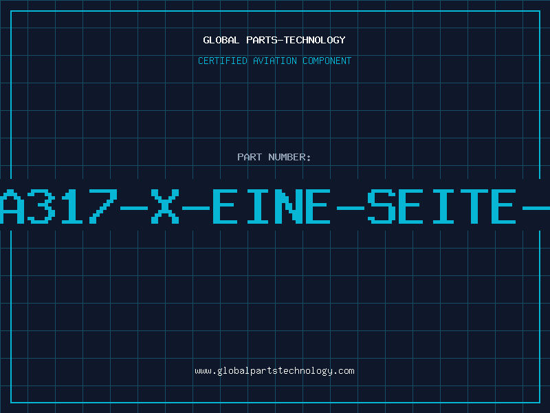 Aviation Part BA317-X-EINE-SEITE-V