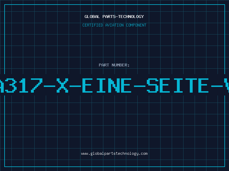 Aviation Part BA317-X-EINE-SEITE-VE