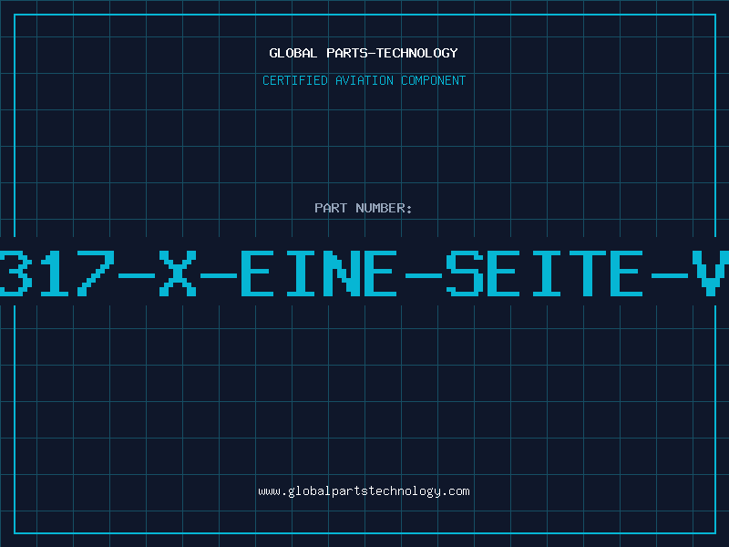 Aviation Part BA317-X-EINE-SEITE-VER