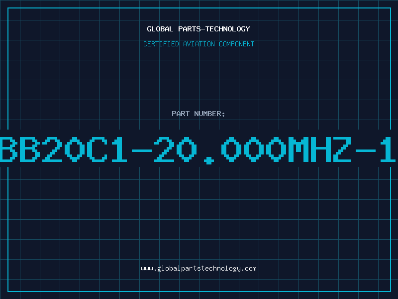 Aviation Part BB20C1-20.000MHZ-1