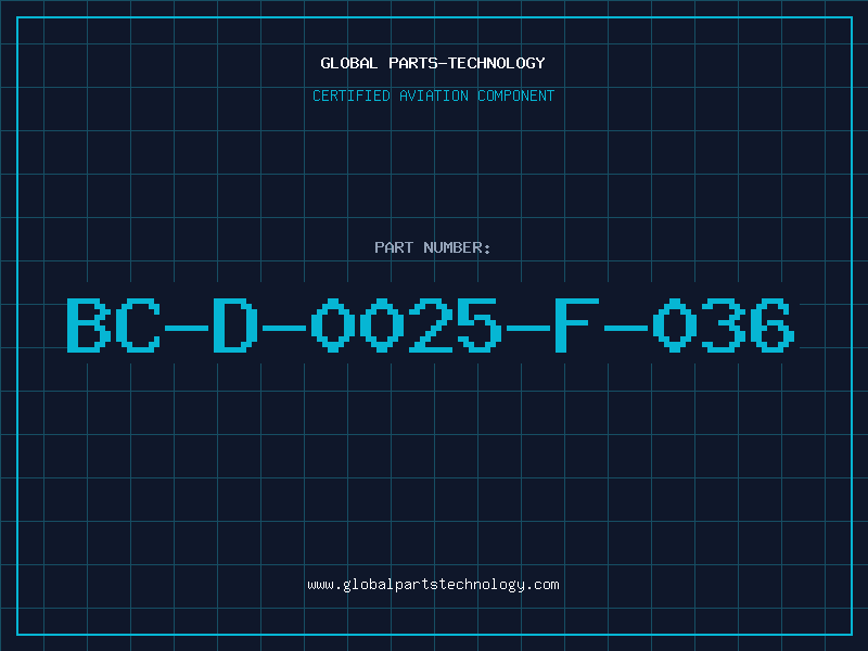 Aviation Part BC-D-0025-F-036