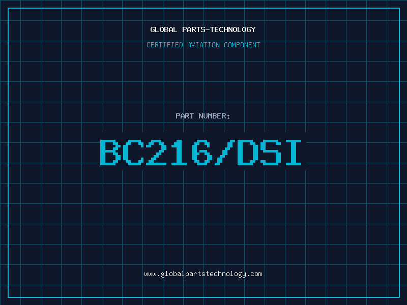 Aviation Part BC216/DSI