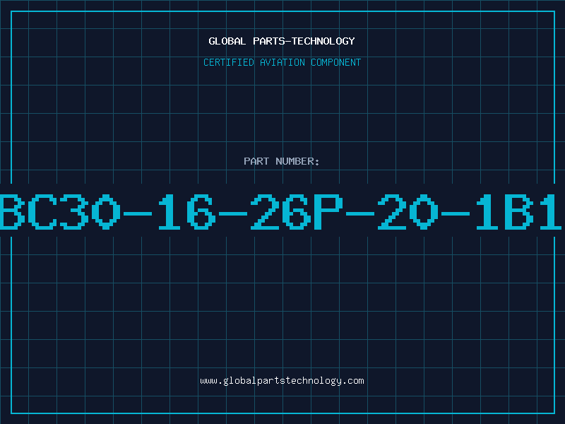 Aviation Part BC30-16-26P-20-1B1