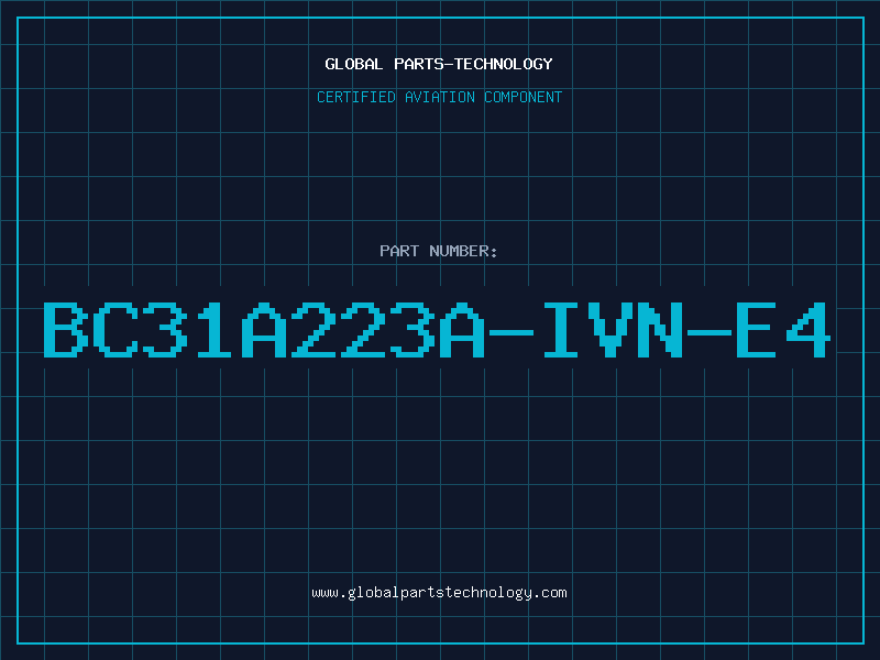 Aviation Part BC31A223A-IVN-E4