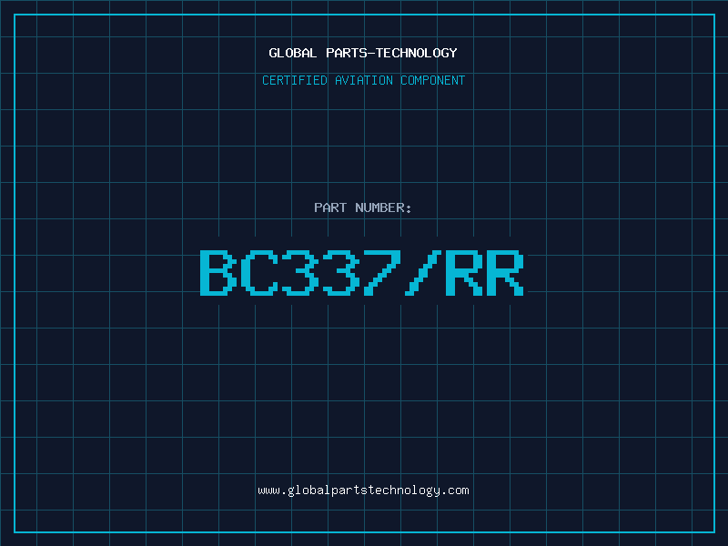 Aviation Part BC337/RR