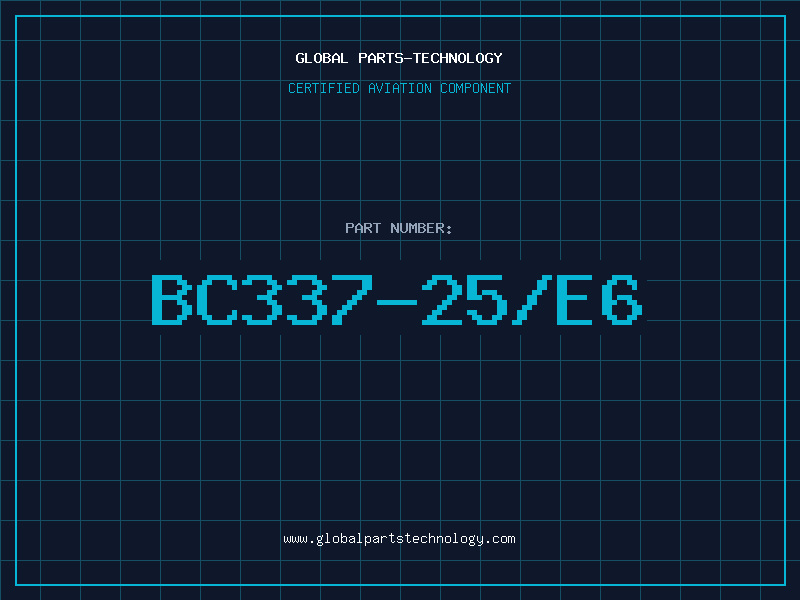 Aviation Part BC337-25/E6