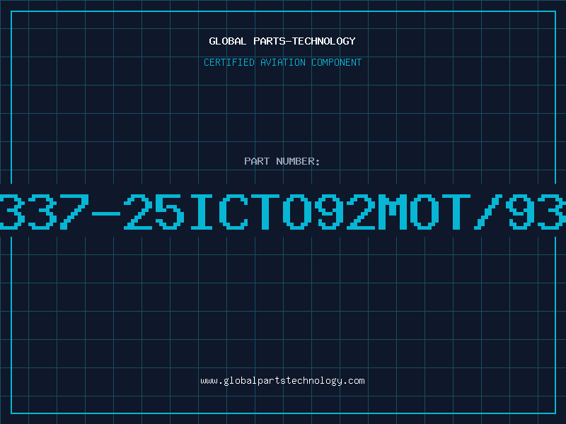 Aviation Part BC337-25ICTO92MOT/9301