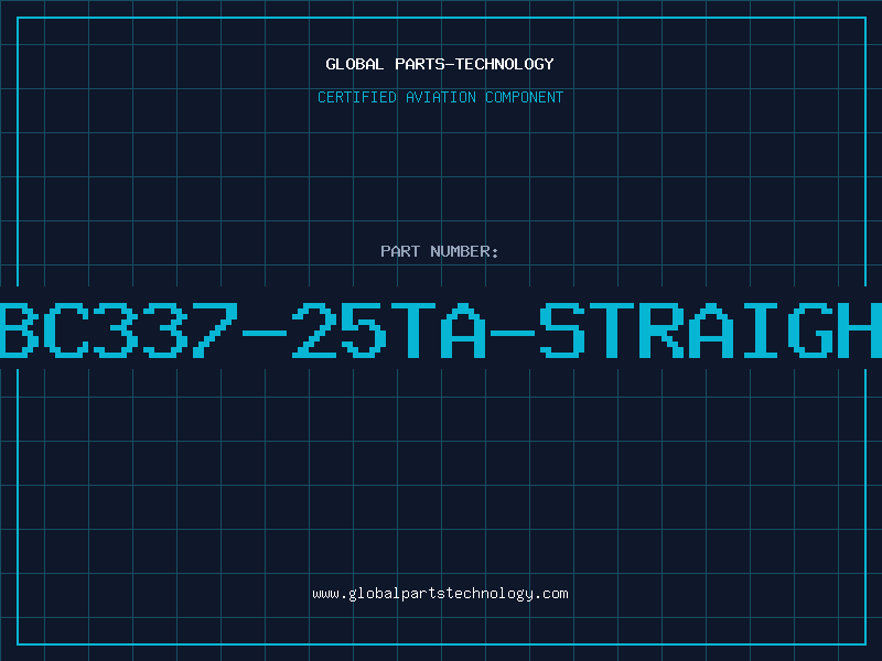 Aviation Part BC337-25TA-STRAIGH