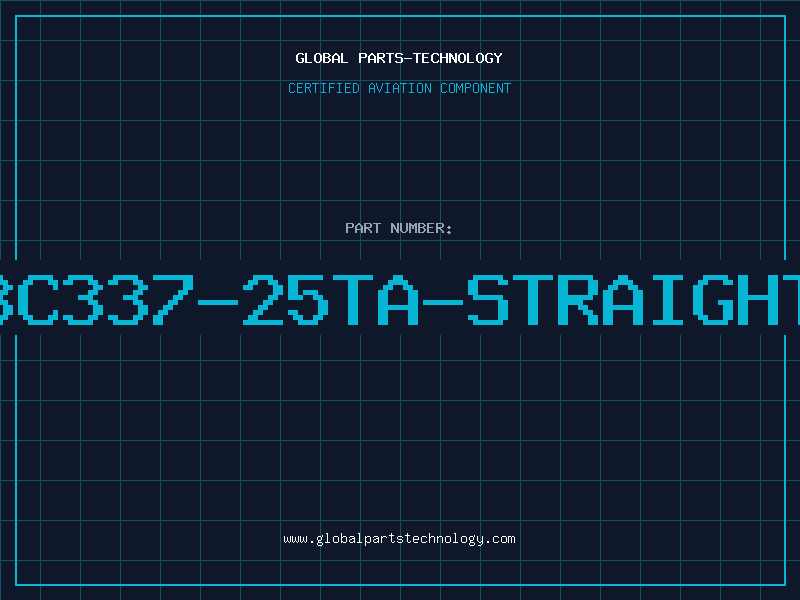 Aviation Part BC337-25TA-STRAIGHT