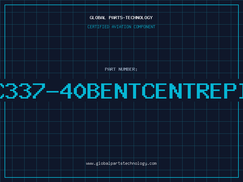 Aviation Part BC337-40BENTCENTREPIN