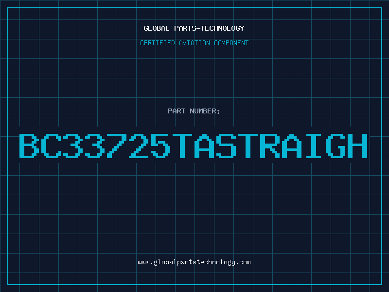 Aviation Part BC33725TASTRAIGH