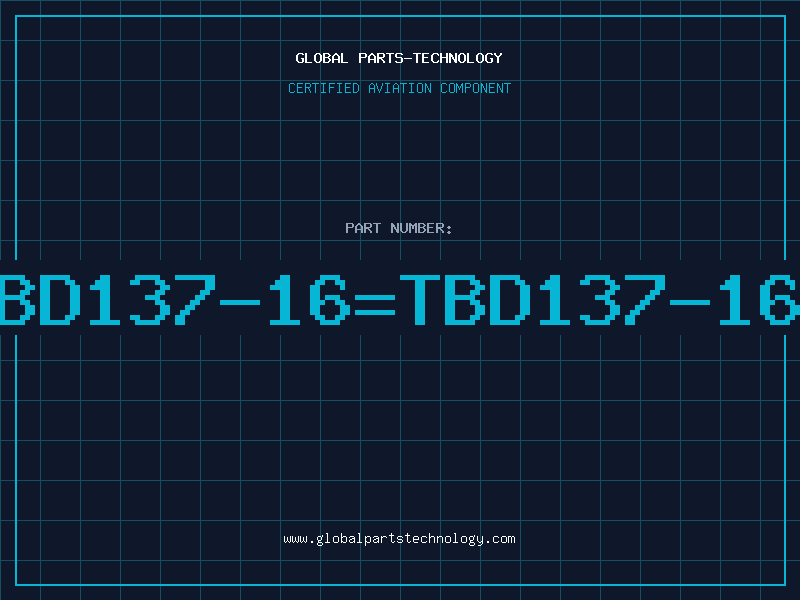 Aviation Part BD137-16=TBD137-16