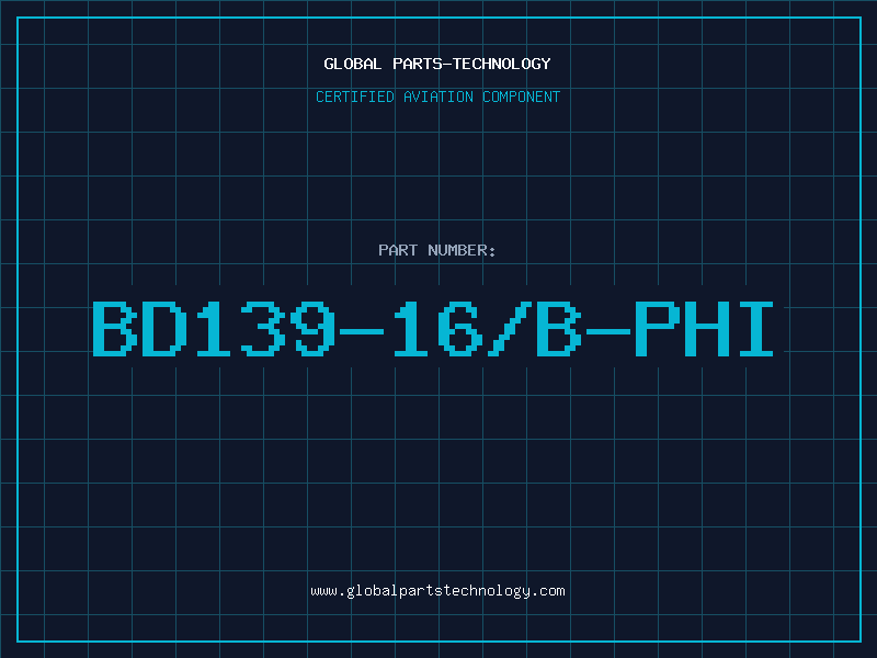 Aviation Part BD139-16/B-PHI