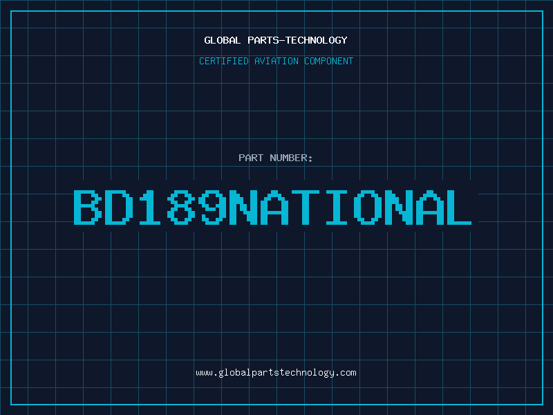 Aviation Part BD189NATIONAL