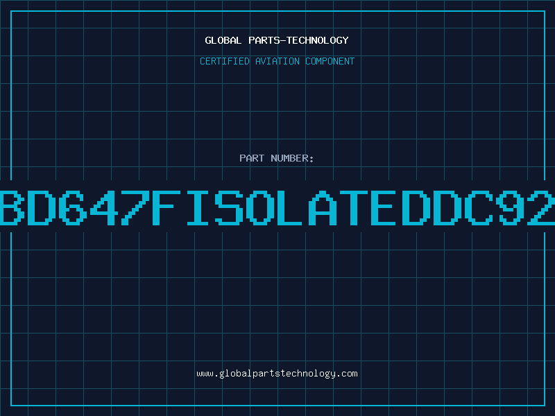 Aviation Part BD647FISOLATEDDC92