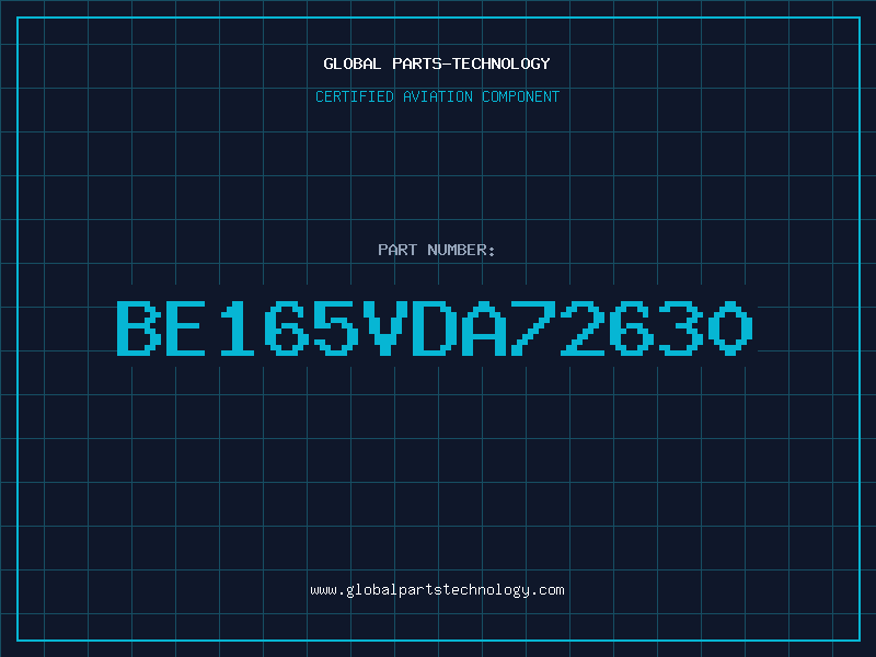 Aviation Part BE165VDA72630