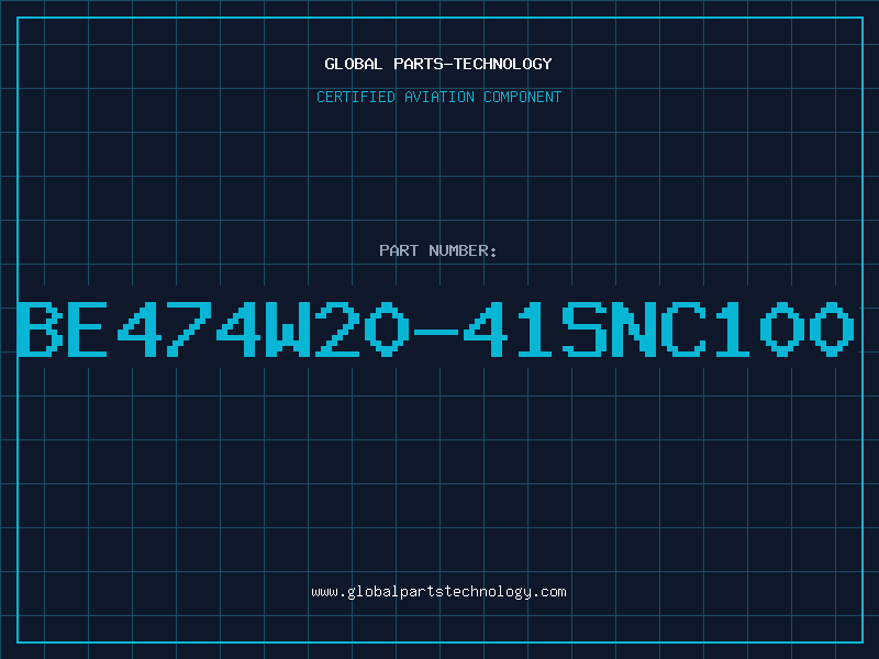 Aviation Part BE474W20-41SNC100