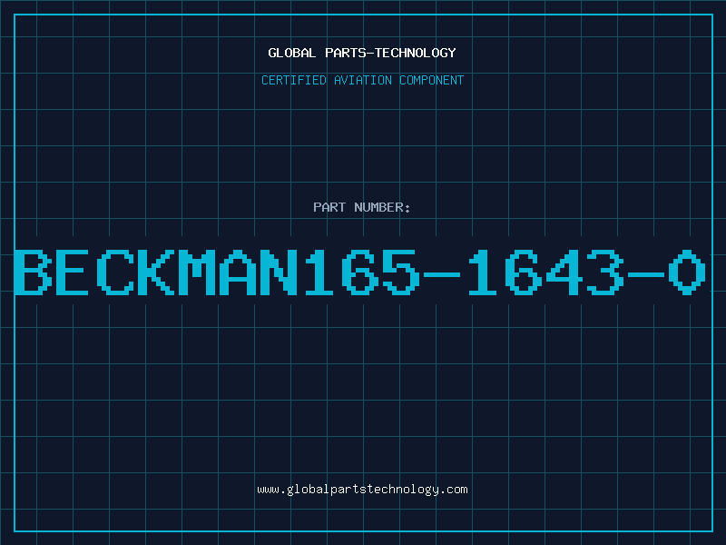 Aviation Part BECKMAN165-1643-0