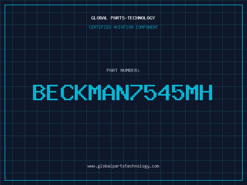 Aviation Part BECKMAN7545MH