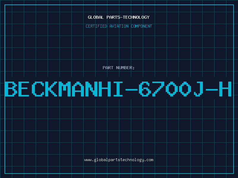 Aviation Part BECKMANHI-6700J-H