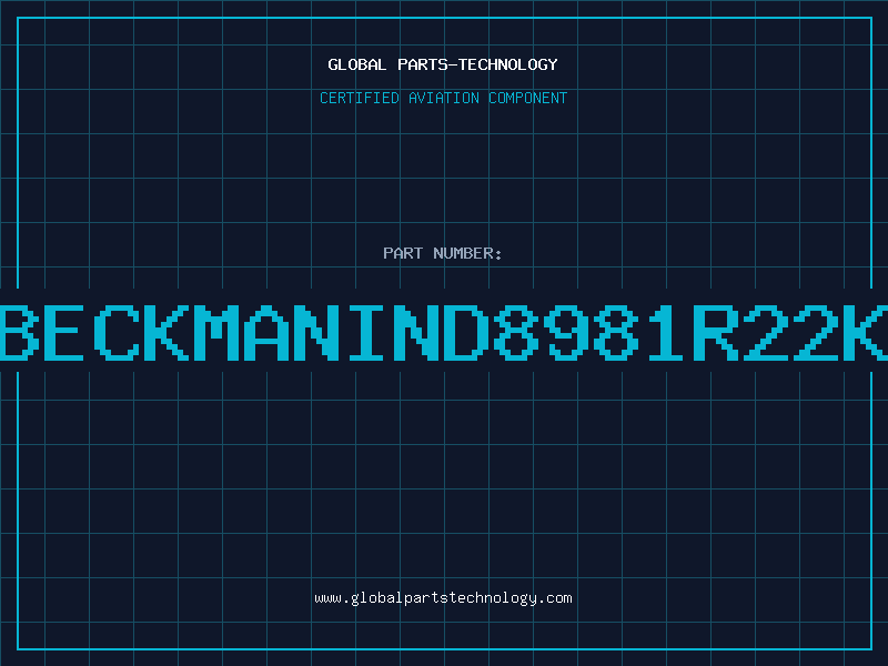 Aviation Part BECKMANIND8981R22K