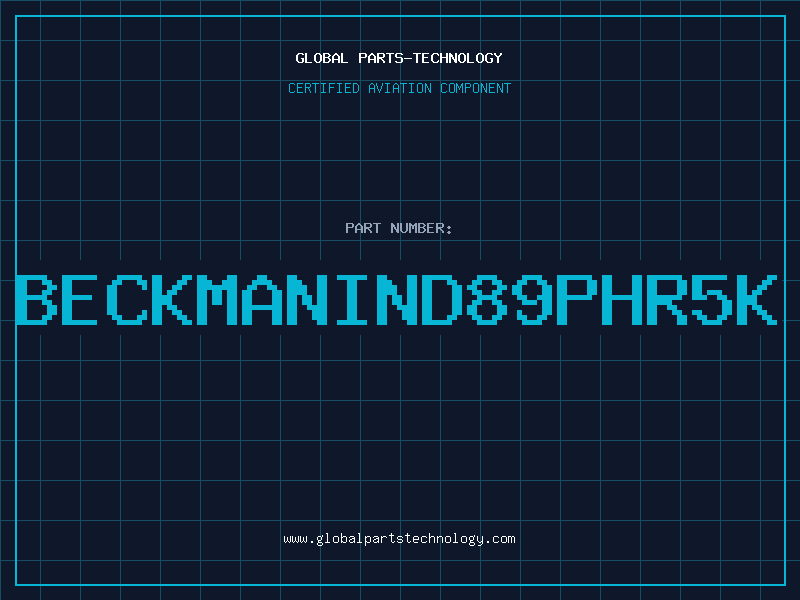 Aviation Part BECKMANIND89PHR5K