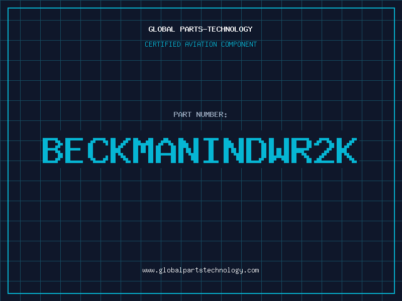 Aviation Part BECKMANINDWR2K