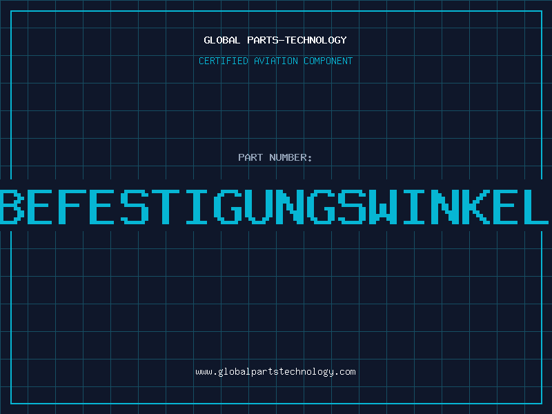 Aviation Part BEFESTIGUNGSWINKEL
