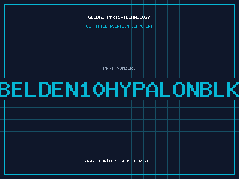 Aviation Part BELDEN10HYPALONBLK