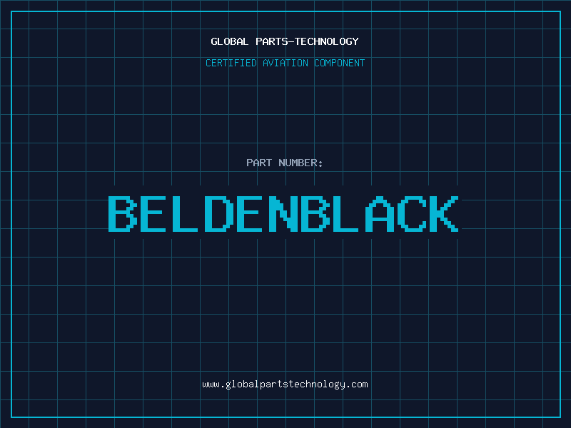Aviation Part BELDENBLACK
