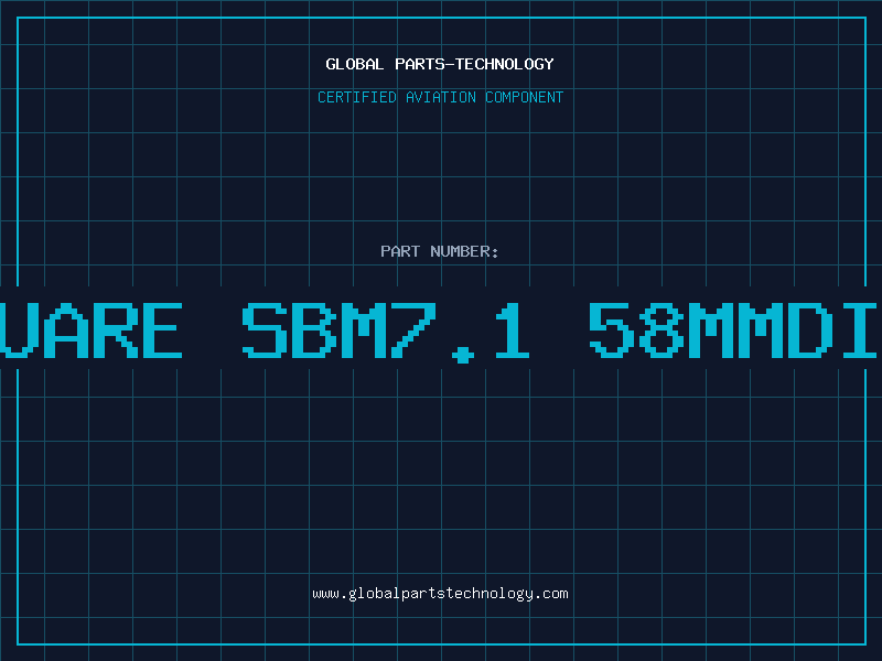 Aviation Part BELT SQUARE SBM7.1 58MMDIA 1.6MM