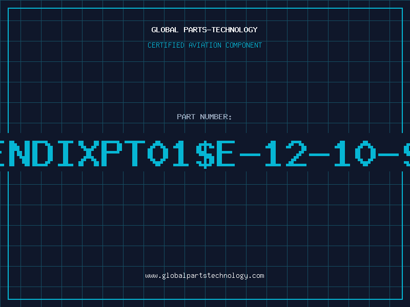 Aviation Part BENDIXPT01$E-12-10-$W