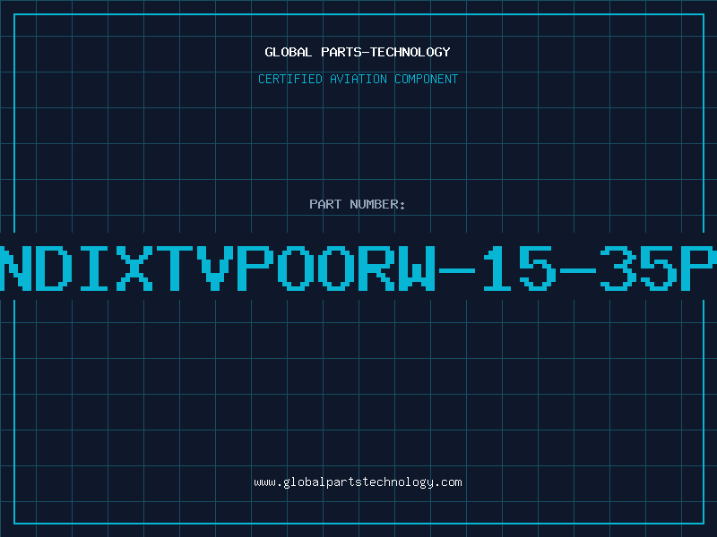 Aviation Part BENDIXTVPOORW-15-35P-L