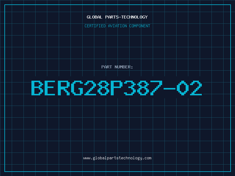 Aviation Part BERG28P387-02