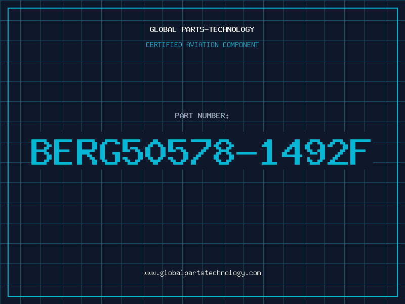 Aviation Part BERG50578-1492F
