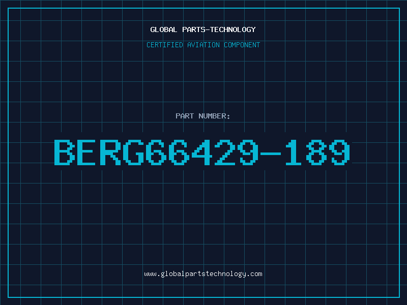 Aviation Part BERG66429-189