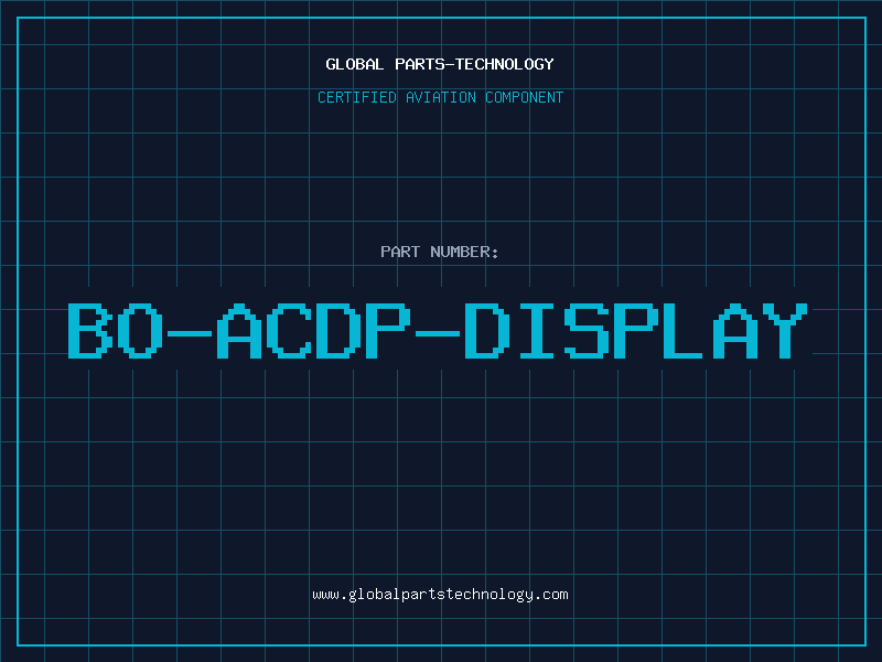 Aviation Part BO-ACDP-DISPLAY