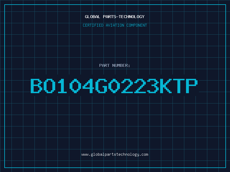 Aviation Part BO104G0223KTP