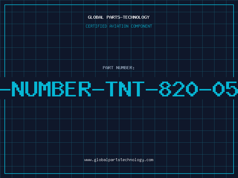 Aviation Part BOARD-NUMBER-TNT-820-0564-09