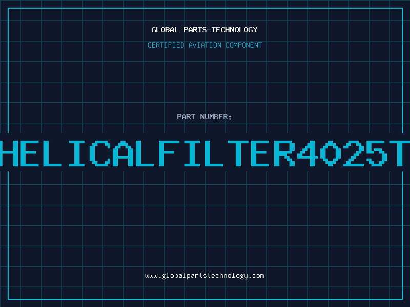 Aviation Part BOBINAHELICALFILTER4025TIP05HW