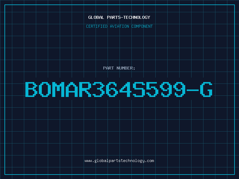 Aviation Part BOMAR364S599-G