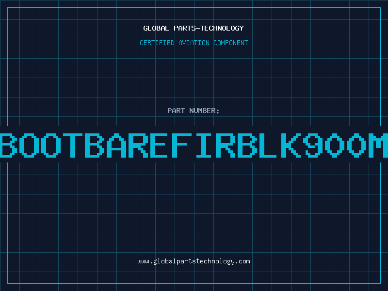 Aviation Part BOOTBAREFIRBLK900M